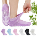 Diabetic Non-Slip Wide Cuff Bamboo Viscose Ankle Socks 6 pairs B912
