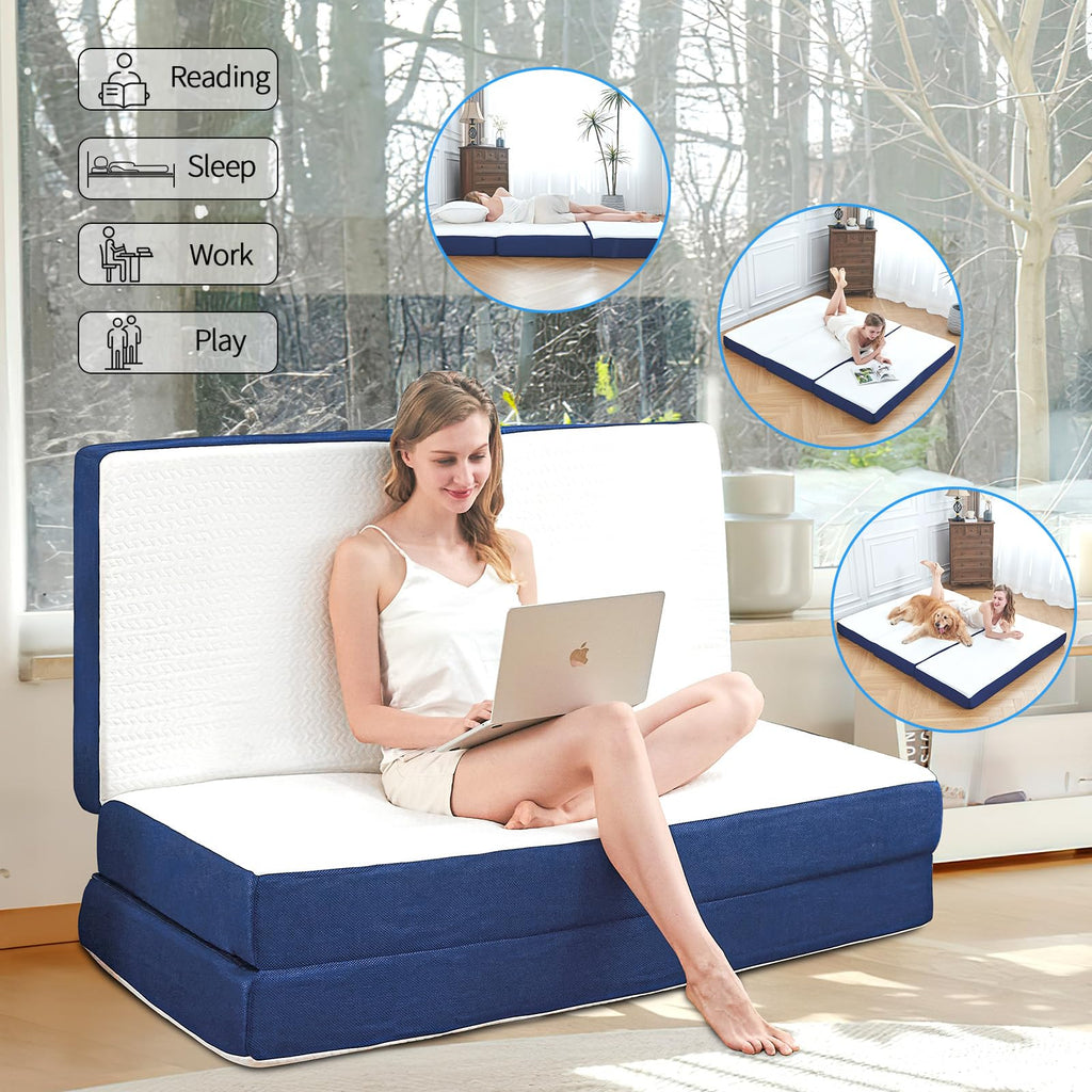 Foldable 6" Trifold Mattress Full Size H943