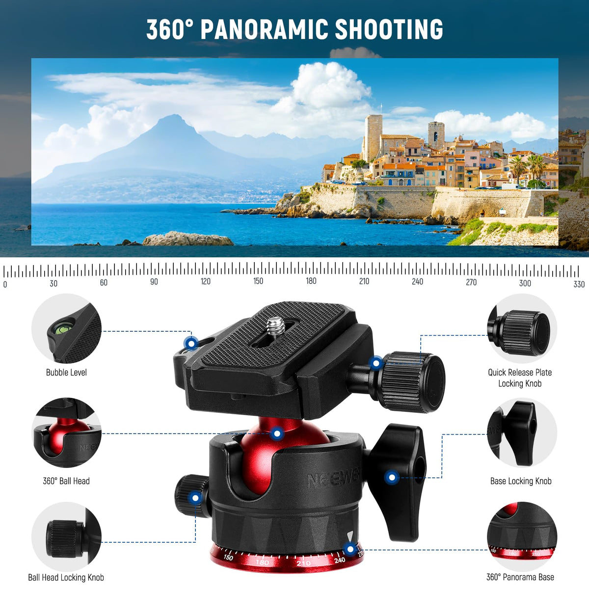 Carbon Fiber Travel Tripod Monopod P3200