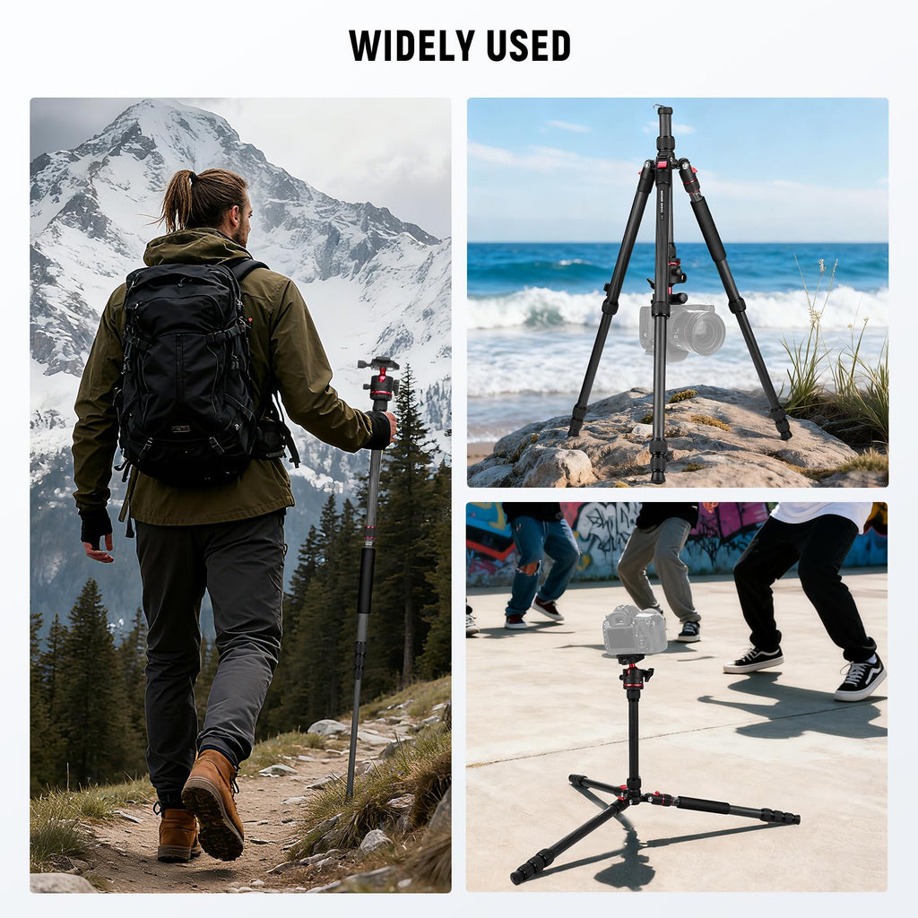 Carbon Fiber Travel Tripod Monopod P3200