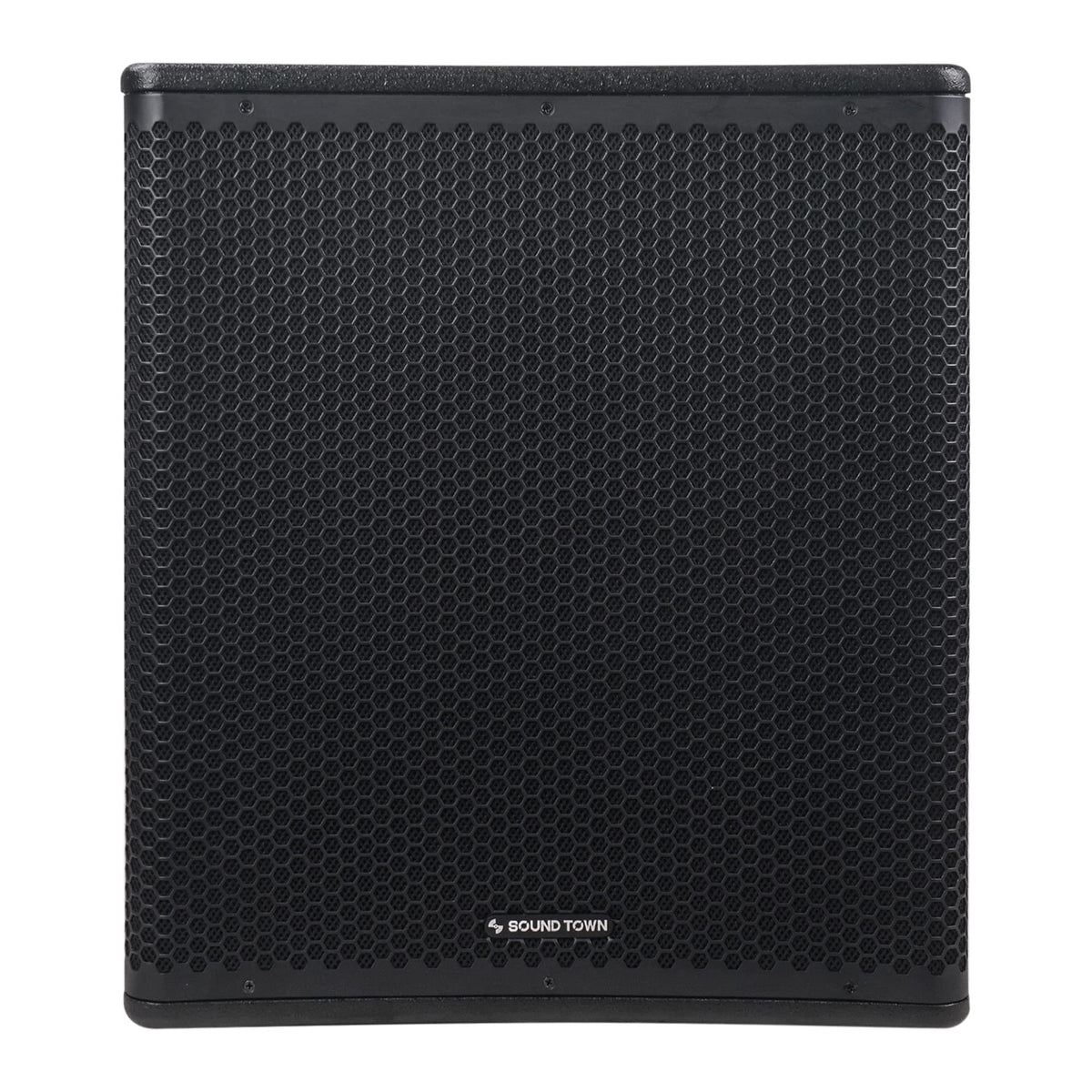18" 1600W Powered PA/DJ Subwoofer with Class-D Amplifier, Birch Plywood, Black F4943