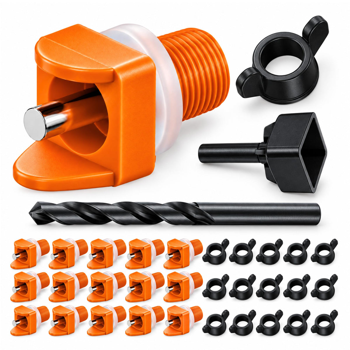 Orange Pack of 15 Chicken Nipple Waterer M874643