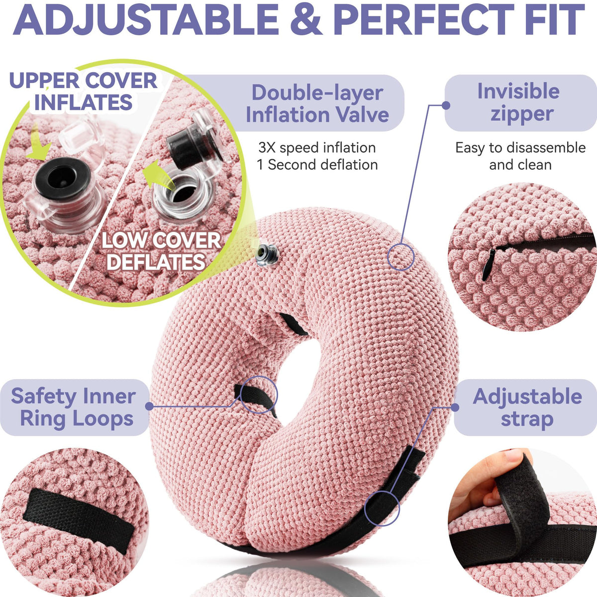 Soft Inflatable Dog Cone Collar I41619
