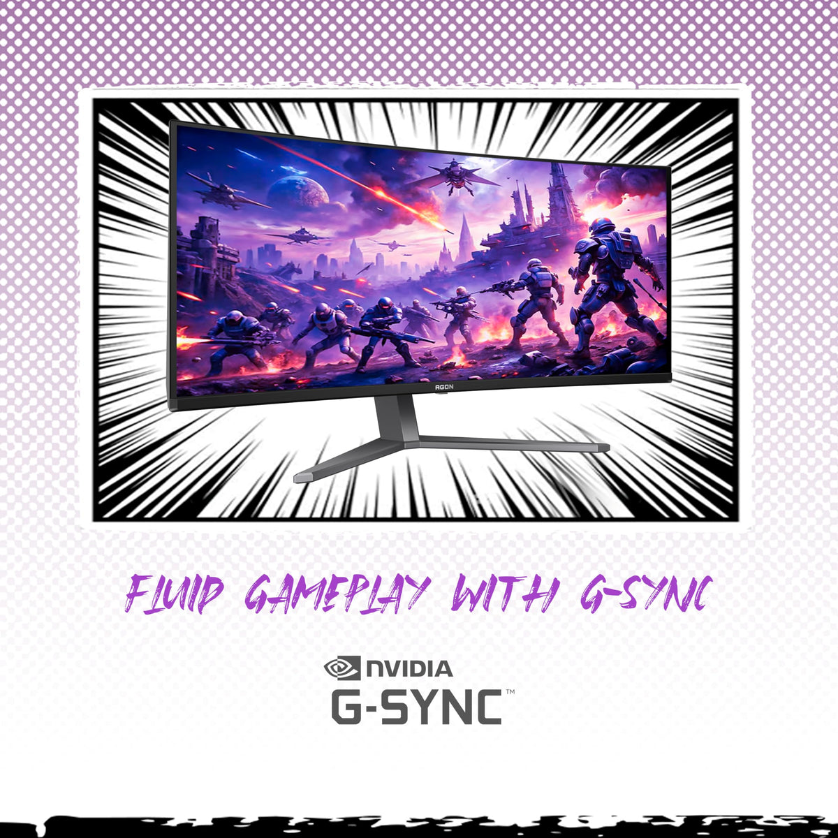 34" Curved QD OLED 175Hz Gaming Monitor X47466