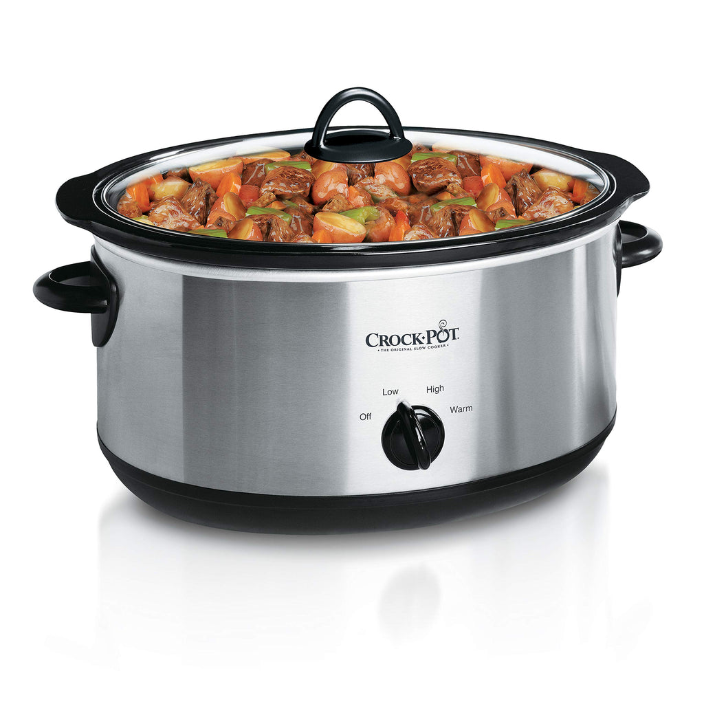 8 Quart Programmable Slow Cooker + 7 Quart Oval Manual Slow Cooker, Stainless Steel A789218