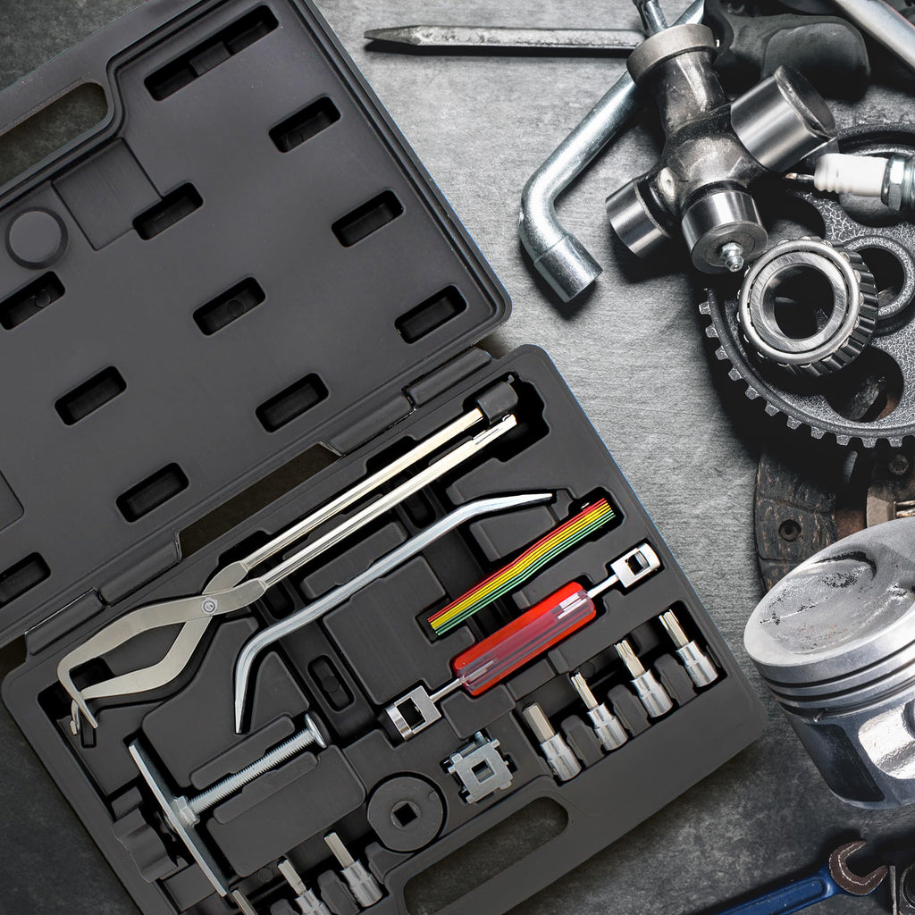 15-Piece Brake Kit with Brake Caliper Tool U303
