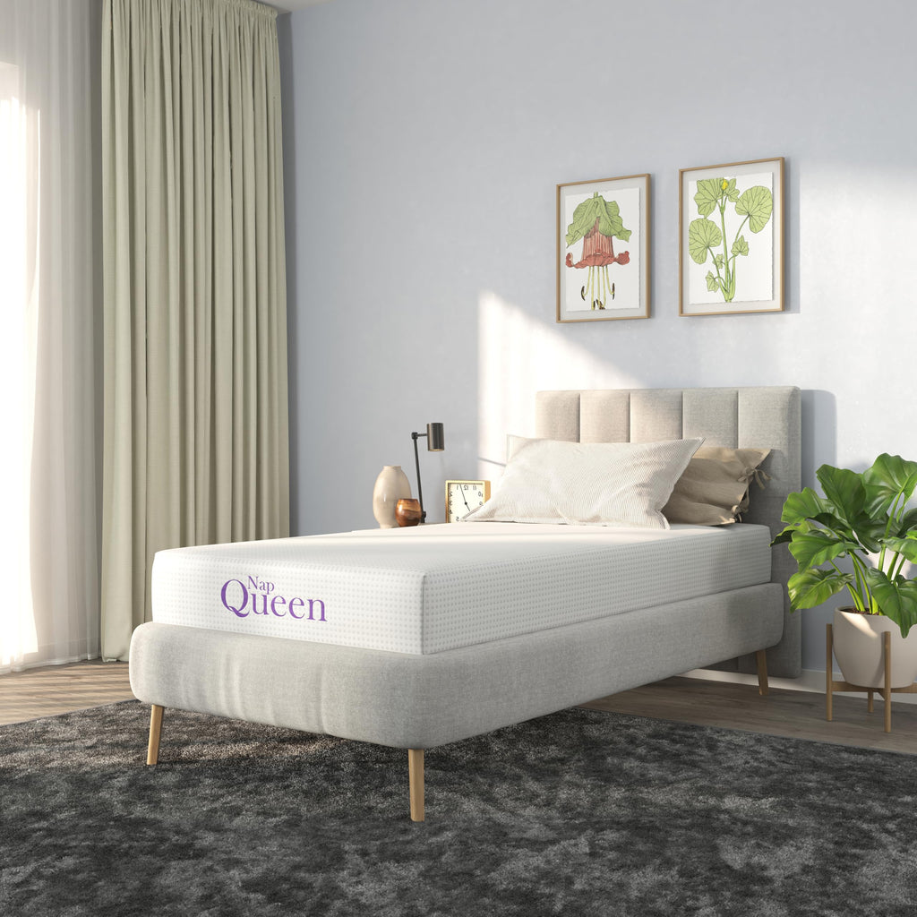 8 Inch Twin Size Bamboo Charcoal Memory Foam Mattress S4052