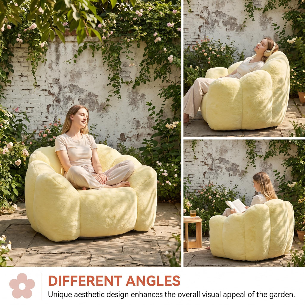 Lotus Bean Bag Chair with Pull Ring A3482