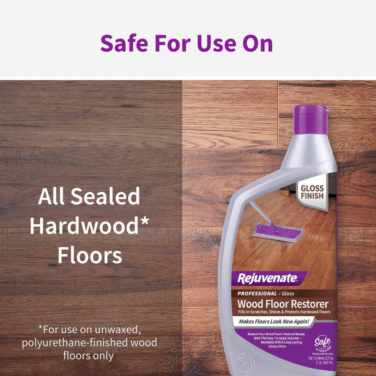 32oz Wood Floor Restorer and Shine Refresher O131